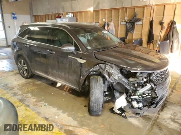 2022 Kia Sorento SX Prestige with VIN KNDRMDLH3N5067447, listed as a Copart auction lot 89146115 with 67,148 mi miles and Non repairable. Bid and sale history available at DreamBid. Image 4.