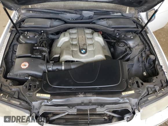 2004 BMW 7 Series 745Li with VIN WBAGN63424DS49560, listed as a Copart auction lot 59749505 with Not provided miles and Salvage title. Bid and sale history available at DreamBid. Image 11.