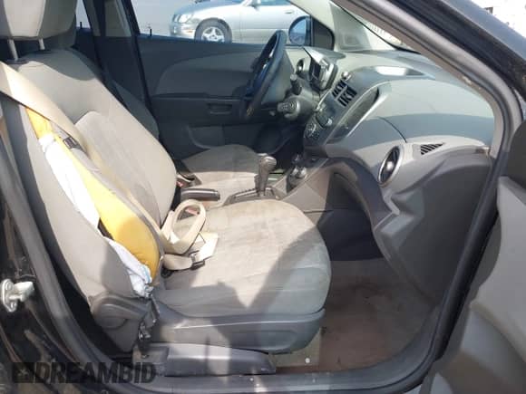 2012 Chevrolet Sonic LT with VIN 1G1JC6SH0C4159754, listed as a IAAI auction lot 42798633 with 22,190 mi miles and . Bid and sale history available at DreamBid. Image 5.