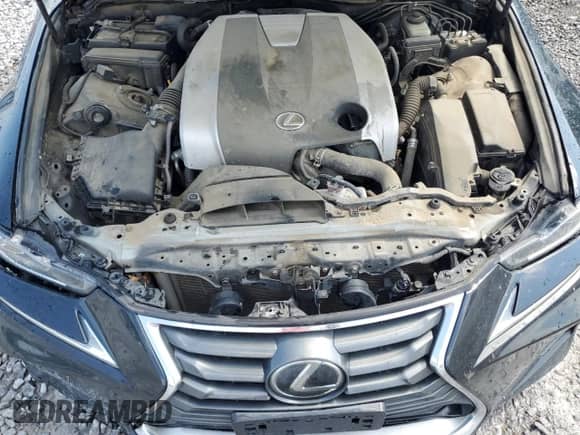 2017 Lexus IS 300 with VIN JTHCM1D22H5016832, listed as a Copart auction lot 70844345 with 197,457 mi miles and Salvage title. Bid and sale history available at DreamBid. Image 11.