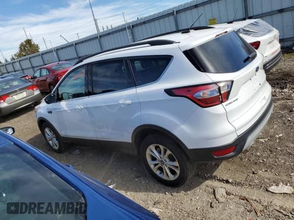 2018 Ford Escape SE с VIN 1FMCU9GD1JUB06459, выставлен на аукционе Copart как лот 84913405 с пробегом 101 457 миль миль и Чистый • Clean title. История ставок и продаж доступна на DreamBid. Изображение 2.