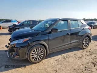 2024 Nissan Kicks SV with VIN 3N1CP5CV2RL529630, listed as a Copart auction lot 71996615 with 22,472 mi miles and Salvage title. Bid and sale history available at DreamBid. Image 1.