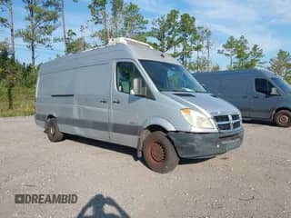 2008 Dodge Sprinter with VIN WD0PE845685276743, listed as a IAAI auction lot 43519605 with 245,843 mi miles and . Bid and sale history available at DreamBid. Image 1.