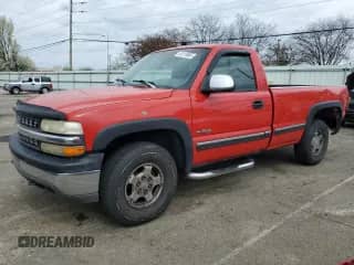 1999 Chevrolet Silverado 1500 LT with VIN 1GCEK14TXXE222892, listed as a Copart auction lot 51213865 with 215,236 mi miles and Salvage title. Bid and sale history available at DreamBid. Image 1.