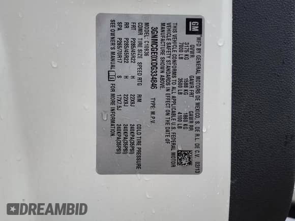 2013 Chevrolet Avalanche LTZ с VIN 3GNMCGE0XDG334846, выставлен на аукционе Copart как лот 55261885 с пробегом 118 704 миль миль и Списание • Salvage title. История ставок и продаж доступна на DreamBid. Изображение 12.