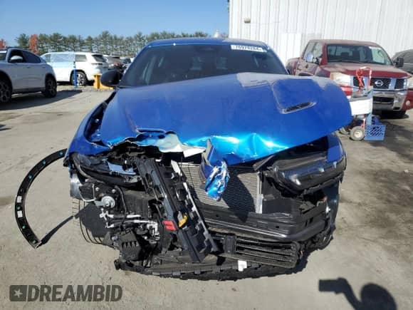 2024 Dodge Hornet R/T with VIN ZACPDFCW0R3A08765, listed as a Copart auction lot 76978284 with 9,648 mi miles and Salvage title. Bid and sale history available at DreamBid. Image 5.