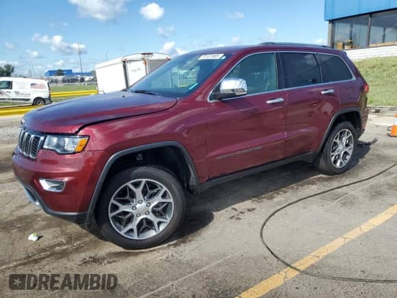 2019 Jeep Grand Cherokee Limited with VIN 1C4RJFBG1KC843708, listed as a Copart auction lot 70157485 with 65,787 mi miles and Clean title. Bid and sale history available at DreamBid. Image 1.
