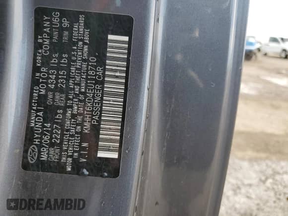 2014 Hyundai Genesis Coupe 2.0T с VIN KMHHT6KD4EU118710, выставлен на аукционе Copart как лот 79562654 с пробегом 177 261 миль миль и Списание • Salvage title. История ставок и продаж доступна на DreamBid. Изображение 13.