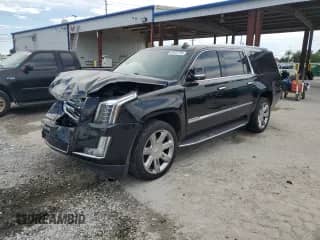2015 Cadillac Escalade ESV Luxury с VIN 1GYS4SKJXFR718006, выставлен на аукционе Copart как лот 69407795 с пробегом 145 315 миль миль и Списание • Salvage title. История ставок и продаж доступна на DreamBid. Изображение 1.
