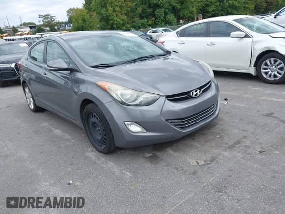2012 Hyundai Elantra Limited with VIN 5NPDH4AE1CH091265, listed as a IAAI auction lot 43234277 with 160,779 mi miles and . Bid and sale history available at DreamBid. Image 1.