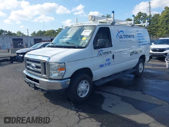 2013 Ford Econoline Cargo Commercial with VIN 1FTNE2EW7DDA67547, listed as a IAAI auction lot 43039595 with 156,606 mi miles and . Bid and sale history available at DreamBid. Image 18.