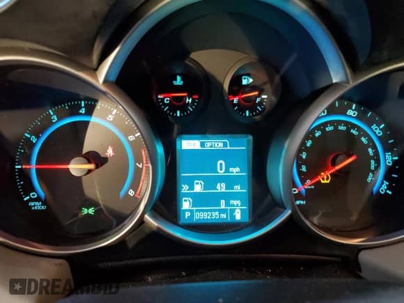 2013 Chevrolet Cruze LS z VIN 1G1PA5SG3D7299606, wystawiony jako Copart lot #86618385 z przebiegiem 99 235 mil mil oraz Szkoda całkowita • Salvage title. Historia ofert i sprzedaży dostępna na DreamBid. Obrazek 9.