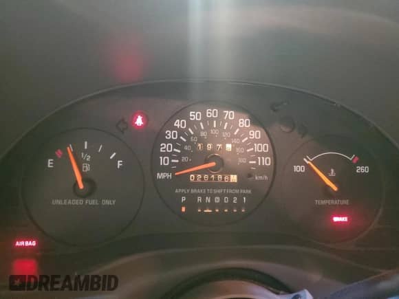 1999 Chevrolet Lumina with VIN 2G1WL52M2X9153969, listed as a Copart auction lot 53956605 with 26,186 mi miles and Salvage title. Bid and sale history available at DreamBid. Image 9.