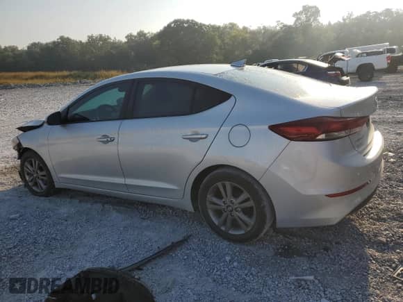 2017 Hyundai Elantra Value Edition with VIN KMHD84LF7HU241359, listed as a Copart auction lot 80024685 with 124,917 mi miles and Salvage title. Bid and sale history available at DreamBid. Image 2.