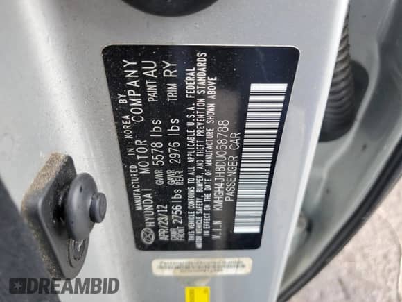 2013 Hyundai Equus Signature с VIN KMHGH4JH8DU058788, выставлен на аукционе Copart как лот 46627145 с пробегом 80 753 миль миль и Списание • Salvage title. История ставок и продаж доступна на DreamBid. Изображение 12.