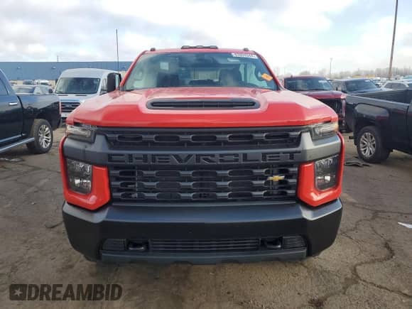 2020 Chevrolet Silverado 3500HD Work Truck with VIN 1GC4YSE79LF345718, listed as a Copart auction lot 83093344 with Not provided miles and Salvage title. Bid and sale history available at DreamBid. Image 5.