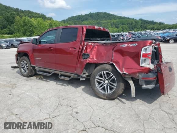 2021 Chevrolet Colorado 4WD Work Truck с VIN 1GCGTBENXM1109751, выставлен на аукционе Copart как лот 64651465 с пробегом 64 646 миль миль и Списание • Salvage title. История ставок и продаж доступна на DreamBid. Изображение 2.