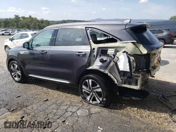 2023 Kia Sorento EX z VIN KNDRHDLG4P5195064, wystawiony jako Copart lot #85140435 z przebiegiem 47 434 mil mil oraz Szkoda całkowita • Salvage title. Historia ofert i sprzedaży dostępna na DreamBid. Obrazek 2.