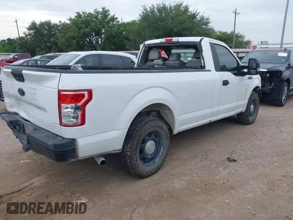 2019 Ford F-150 XL with VIN 1FTMF1C57KKC53269, listed as a IAAI auction lot 42776532 with 148,145 mi miles and . Bid and sale history available at DreamBid. Image 4.