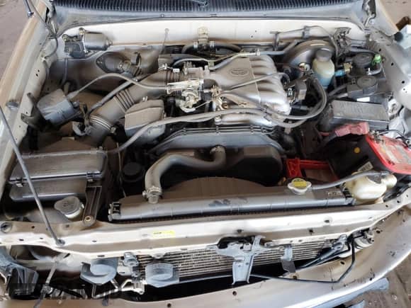 2001 Toyota Tacoma PreRunner z VIN 5TEGN92N71Z859665, wystawiony jako Copart lot #84799325 z przebiegiem 202 008 mil mil oraz Szkoda całkowita • Salvage title. Historia ofert i sprzedaży dostępna na DreamBid. Obrazek 11.