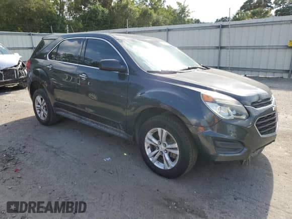 2017 Chevrolet Equinox LS with VIN 2GNALBEK3H6111217, listed as a Copart auction lot 80452855 with 122,631 mi miles and Salvage title. Bid and sale history available at DreamBid. Image 4.