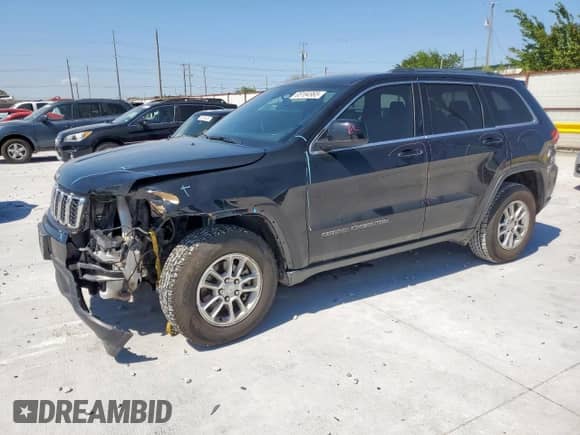 2018 Jeep Grand Cherokee Laredo z VIN 1C4RJEAG2JC480930, wystawiony jako Copart lot #65184965 z przebiegiem 70 700 mil mil oraz Szkoda całkowita • Salvage title. Historia ofert i sprzedaży dostępna na DreamBid. Obrazek 1.