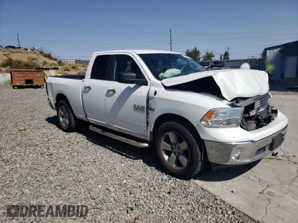 2015 Ram 1500 Big Horn with VIN 1C6RR6GT7FS561509, listed as a Copart auction lot 80920605 with 143,127 mi miles and Salvage title. Bid and sale history available at DreamBid. Image 4.