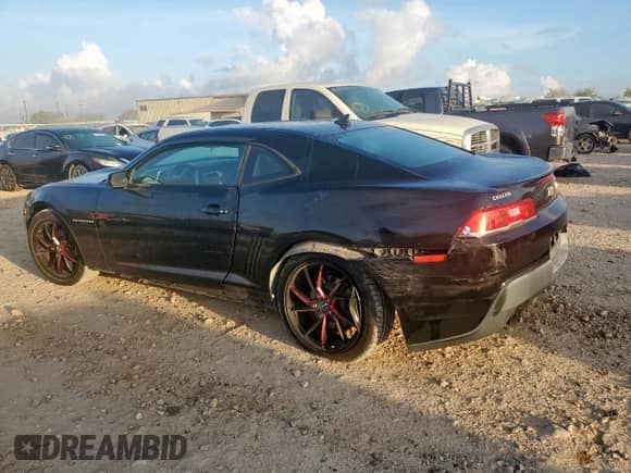 2015 Chevrolet Camaro LT with VIN 2G1FD1E31F9102664, listed as a Copart auction lot 85572615 with Not provided miles and Salvage title. Bid and sale history available at DreamBid. Image 2.