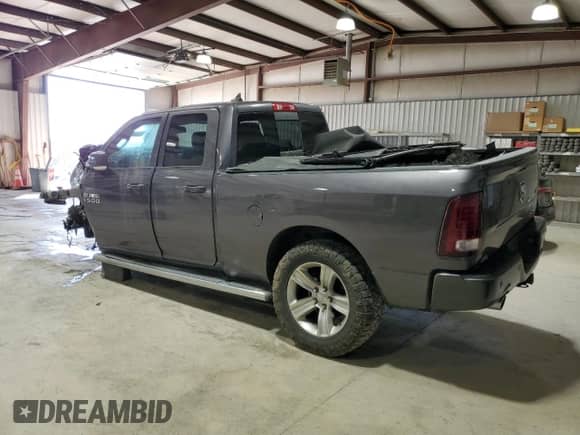 2014 Ram 1500 Sport with VIN 1C6RR7HTXES413809, listed as a Copart auction lot 52419575 with 137,609 mi miles and Salvage title. Bid and sale history available at DreamBid. Image 2.