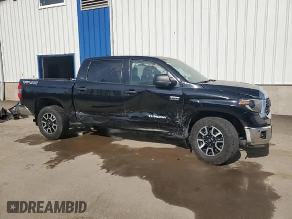 2021 Toyota Tundra SR5 with VIN 5TFDY5F13MX996740, listed as a Copart auction lot 56096205 with 157,370 mi miles and Salvage title. Bid and sale history available at DreamBid. Image 4.