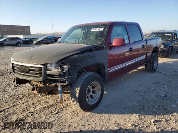 2004 GMC Sierra 1500 SLT with VIN 2GTEK13T441380451, listed as a Copart auction lot 85907364 with 284,973 mi miles and Salvage title. Bid and sale history available at DreamBid. Image 1.