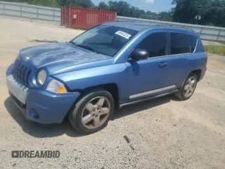 2007 Jeep Compass Limited with VIN 1J8FT57W17D204536, listed as a Copart auction lot 69843325 with 196,231 mi miles and Non repairable. Bid and sale history available at DreamBid. Image 1.