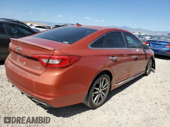 2015 Hyundai Sonata Limited с VIN 5NPE34AB8FH167271, выставлен на аукционе Copart как лот 60730505 с пробегом 103 021 миль миль и Списание • Salvage title. История ставок и продаж доступна на DreamBid. Изображение 3.
