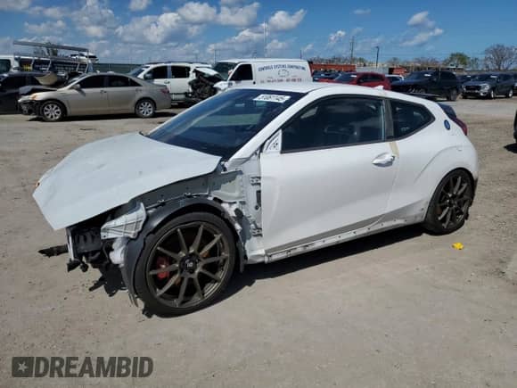 2021 Hyundai Veloster z VIN KMHT36AH6MU010330, wystawiony jako Copart lot #51061145 z przebiegiem Nie podano mil oraz Nie do naprawy • Non repairable. Historia ofert i sprzedaży dostępna na DreamBid. Obrazek 1.