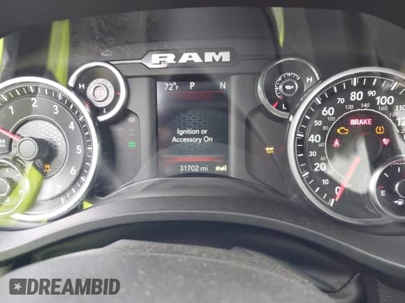 2022 Ram 1500 Big Horn with VIN 1C6SRFMT3NN351265, listed as a IAAI auction lot 42369730 with 31,702 mi miles and . Bid and sale history available at DreamBid. Image 7.