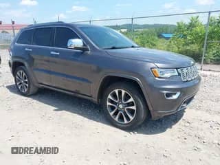 2017 Jeep Grand Cherokee Overland with VIN 1C4RJFCG0HC778681, listed as a IAAI auction lot 42573123 with 83,616 mi miles and . Bid and sale history available at DreamBid. Image 1.