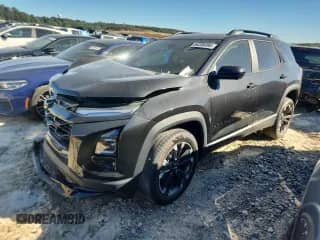 2025 Chevrolet Equinox FWD RS с VIN 3GNAXLEGXSL107402, выставлен на аукционе Copart как лот 86208495 с пробегом 9 394 миль миль и Списание • Salvage title. История ставок и продаж доступна на DreamBid. Изображение 1.
