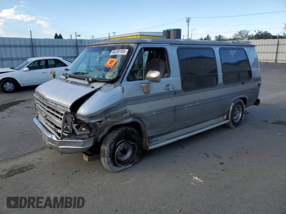 1991 Chevrolet Sportvan с VIN 1GBEG25K1M7126120, выставлен на аукционе Copart как лот 86338185 с пробегом 255 060 миль миль и Списание • Salvage title. История ставок и продаж доступна на DreamBid. Изображение 1.