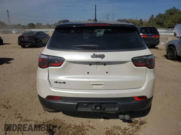 2020 Jeep Compass Limited with VIN 3C4NJDCB4LT157822, listed as a Copart auction lot 84813165 with Not provided miles and Salvage title. Bid and sale history available at DreamBid. Image 6.
