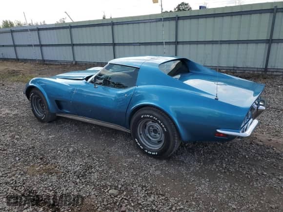 1973 Chevrolet Corvette с VIN 1X37J3S404127, выставлен на аукционе Copart как лот 71049365 с пробегом 94 353 миль миль и Списание • Salvage title. История ставок и продаж доступна на DreamBid. Изображение 2.