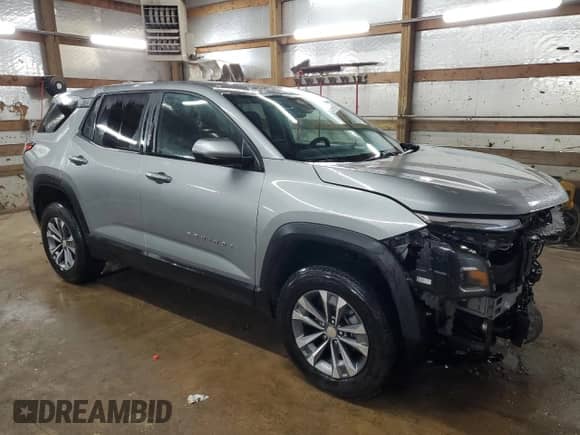 2025 Chevrolet Equinox FWD LT с VIN 3GNAXHEG2SL205790, выставлен на аукционе Copart как лот 47976805 с пробегом 5 664 миль миль и Чистый • Clean title. История ставок и продаж доступна на DreamBid. Изображение 4.