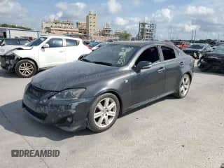 2011 Lexus IS 250 z VIN JTHBF5C22B5135860, wystawiony jako Copart lot #55130925 z przebiegiem 197 720 mil mil oraz Szkoda całkowita • Salvage title. Historia ofert i sprzedaży dostępna na DreamBid. Obrazek 1.