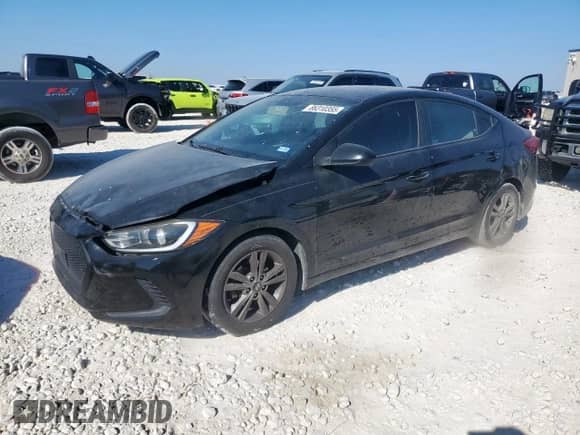 2017 Hyundai Elantra Value Edition z VIN KMHD84LF8HU103555, wystawiony jako Copart lot #86310355 z przebiegiem 150 888 mil mil oraz Szkoda całkowita • Salvage title. Historia ofert i sprzedaży dostępna na DreamBid. Obrazek 1.