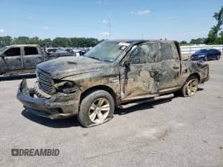 2015 Ram 1500 Sport с VIN 1C6RR7MT8FS597851, выставлен на аукционе Copart как лот 68084595 с пробегом 124 597 миль миль и Списание • Salvage title. История ставок и продаж доступна на DreamBid. Изображение 1.