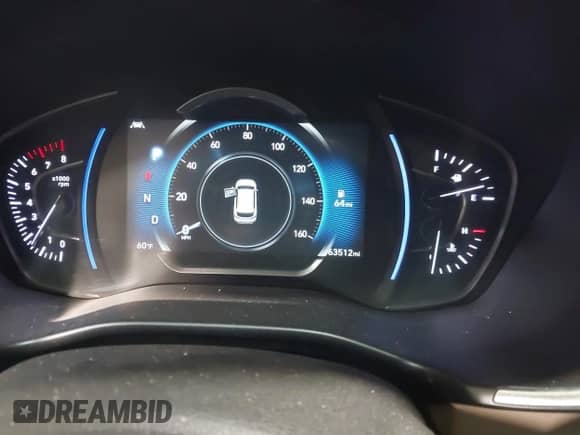 2019 Hyundai Santa Fe SEL with VIN 5NMS3CAD7KH032269, listed as a IAAI auction lot 41961034 with 63,512 mi miles and . Bid and sale history available at DreamBid. Image 7.