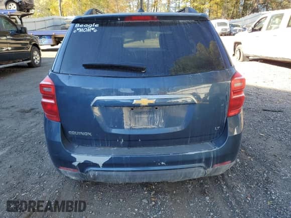 2017 Chevrolet Equinox LT with VIN 2GNALCEK5H6249802, listed as a Copart auction lot 84702755 with 147,868 mi miles and Clean title. Bid and sale history available at DreamBid. Image 6.