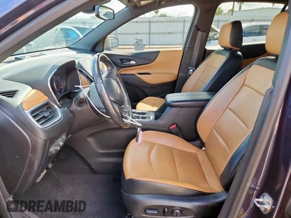 2018 Chevrolet Equinox Premier with VIN 3GNAXNEX1JS633613, listed as a Copart auction lot 80985185 with 87,243 mi miles and Salvage title. Bid and sale history available at DreamBid. Image 7.