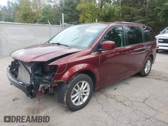 2019 Dodge Grand Caravan SE с VIN 2C4RDGBG8KR762550, выставлен на аукционе Copart как лот 84374795 с пробегом 56 273 миль миль и Списание • Salvage title. История ставок и продаж доступна на DreamBid. Изображение 1.