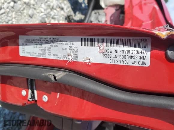 2022 Jeep Compass (RED) Edition with VIN 3C4NJDCB5NT132656, listed as a Copart auction lot 62827535 with Not provided miles and Salvage title. Bid and sale history available at DreamBid. Image 13.