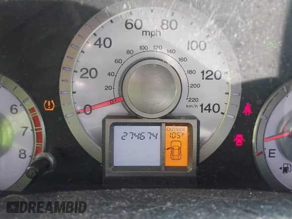 2011 Honda Pilot EX with VIN 5FNYF3H45BB043828, listed as a IAAI auction lot 43161456 with 274,674 mi miles and . Bid and sale history available at DreamBid. Image 15.